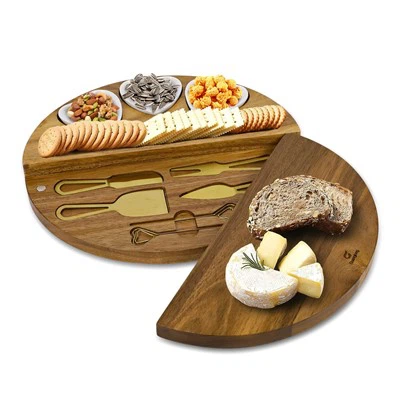 Dezvăluirea modului în care setul de bord de charcuterie din lemn de salcâm devine punctul centra...